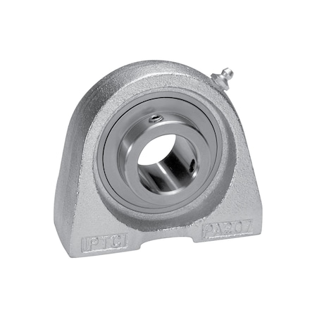 Iptci Tap Base Pillow Block Ball Brg Unit, 25 mm Bore, Nkl Plated Hsg, Hard Chrome Insert, Set Screw Lock CUCNPPA205-25MM